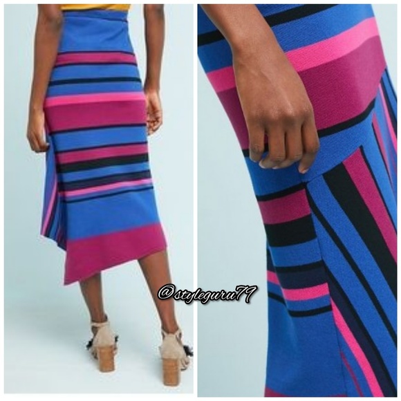 Anthropologie, Tracy Reese Asymmetrical Knit Skirt - Picture 2 of 5